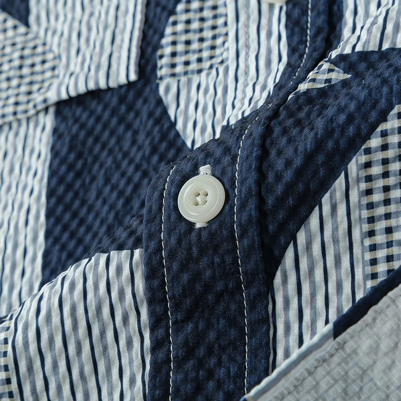 Geometric Blend Short Sleeved Shirt