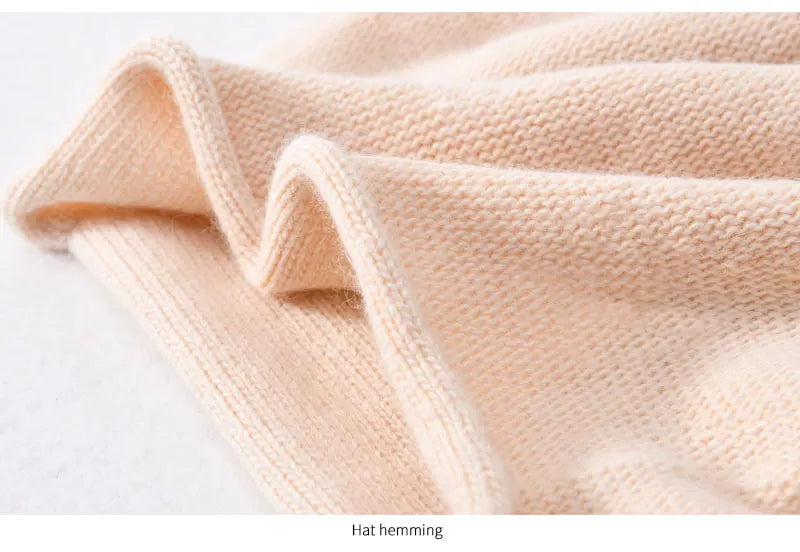 Cozy Knit Wool Beanie