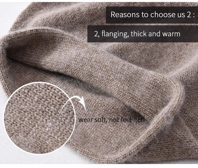 Cozy Knit Wool Beanie