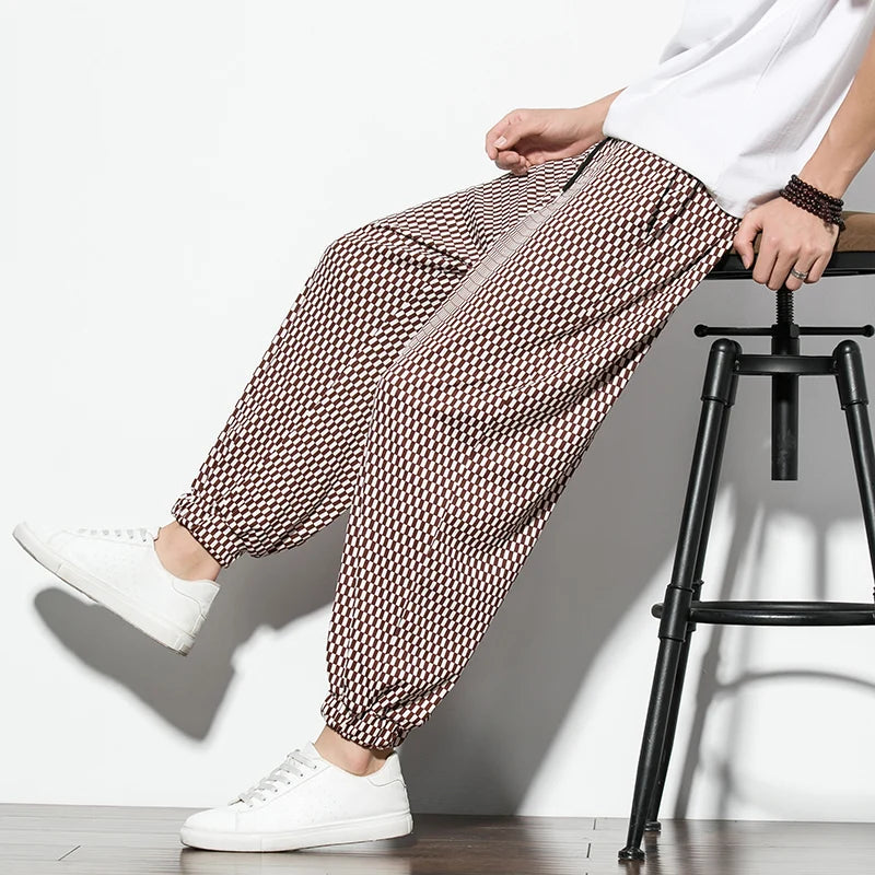 Checkered Joggers