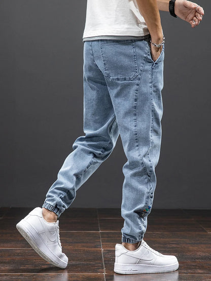 Streetwise Denim Joggers