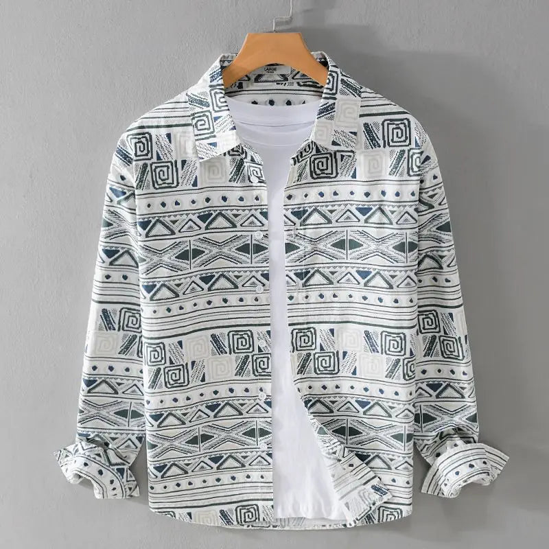 Casual Bohemian Long Sleeved Shirt