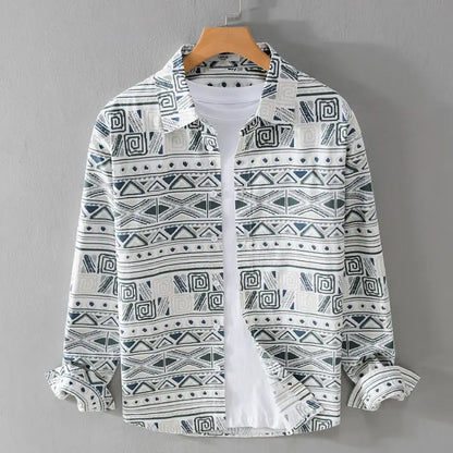 Casual Bohemian Long Sleeved Shirt
