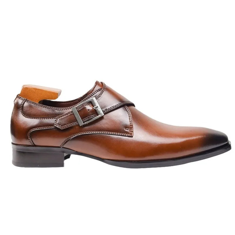 Cow Leather Strap Shoes