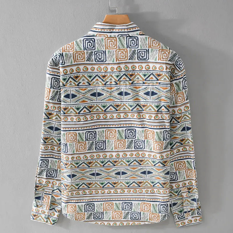 Casual Bohemian Long Sleeved Shirt