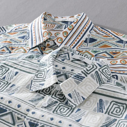 Casual Bohemian Long Sleeved Shirt