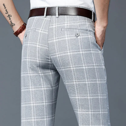 Classic Checkered Dress Pants