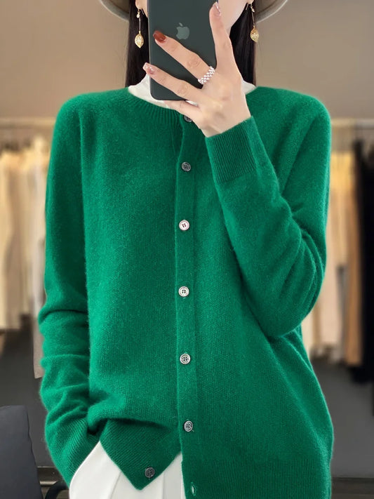 Merino Wool Cardigan
