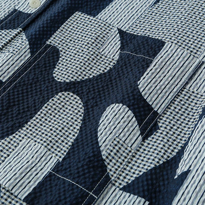 Geometric Blend Short Sleeved Shirt