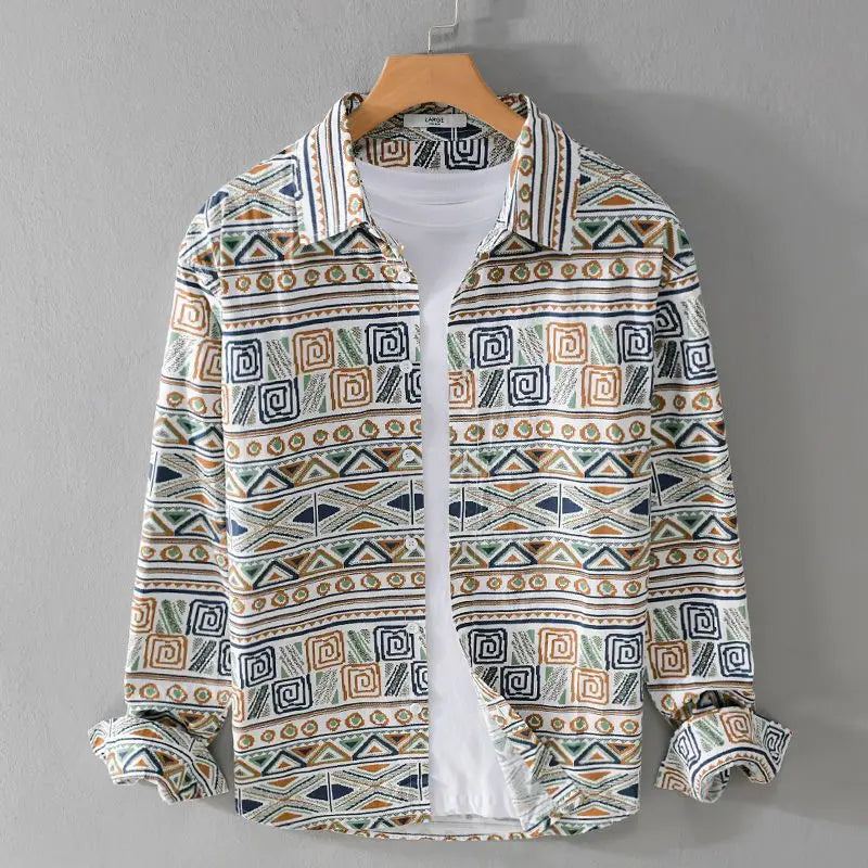Casual Bohemian Long Sleeved Shirt