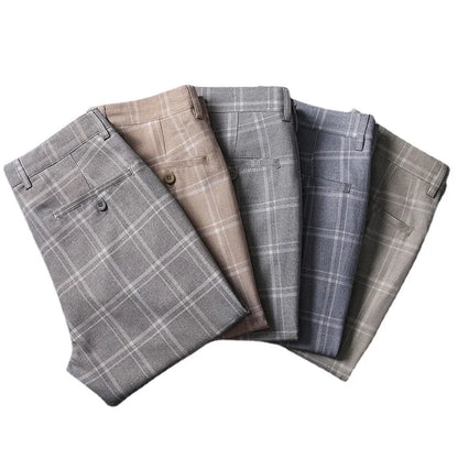 Classic Checkered Dress Pants
